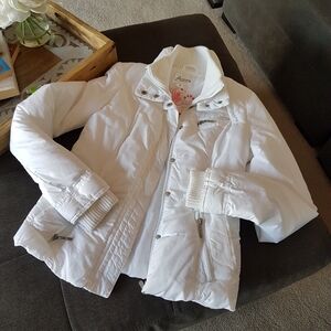 Bright White Puffer Jacket from Spain